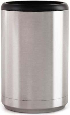 Maars Standard Can Cooler for Beer & Soda | Stainless Steel 12oz Beverage Sleeve, Double Wall Vacuum Insulated Drink Holder