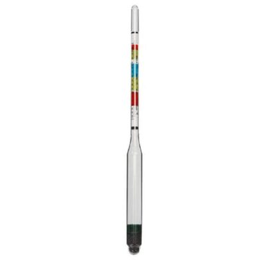 FastRack Triple-Scale Hydrometer - ABV Hydrometer - Specific Gravity Hydrometer to accurately Test ABV and the Specific Gravity of Your Wine, Beer, Mead or Kombucha
