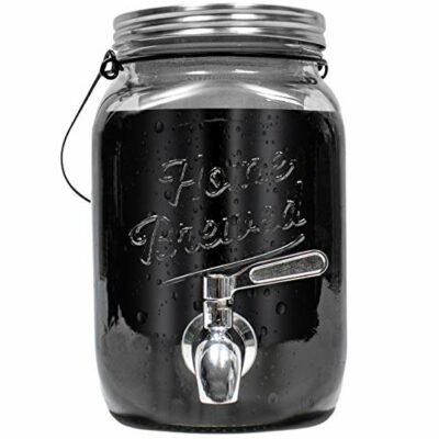 Willow & Everett Cold Brew Coffee Maker - 2 L Iced Tea & Coffee Cold Brew Maker - Glass Pitcher w/ Stainless Steel Spout and Removable Filter