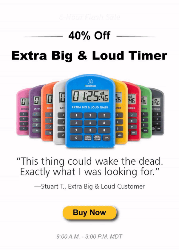 Extra Big & Loud Timer