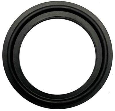 DR.COMPONENT 1.5" Sanitary Standard Tri-Clamp Gaskets (Pack of 25), Black EPDM