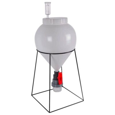 FASTFERMENT - FF3G 3 Gallon Conical Fermenter - Perfect 3 gallon fermenter or a small batch 1 gallon fermenter. (Stand and all hardware included)