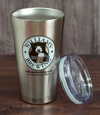 William's Vacuum Insulated Beer & Coffee Pint Glass
