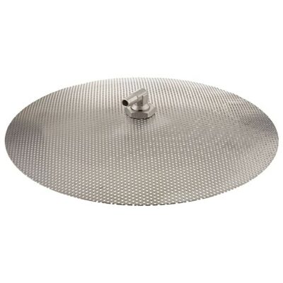 Chill Passion Stainless Steel Domed False Bottom, Select a Size (12", 10" or 9"), 12" L x 12" W 