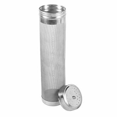 Homebrew Hop Filter, Stainless Steel Homebrew Beer Wine Hopper Filter Strainer 300 Micron Useful Home Accessory
