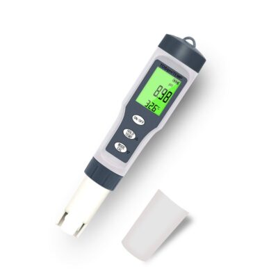 3 in 1 Digital PH Meter with TDS/Temp Meter, TDS Water Tester ±0.05 PH High Accuracy with 0-14 PH Measurement Range for Drinking Water, Swimming Pool, Aquarium, Hydroponics