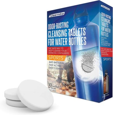 Tumbler Water Bottle Cleaning Tablets - (30 Tablets) All Natural Ingredient, Great for All Stainless, Plastics, Ceramic and Glass Drinking Containers, Individually Packed