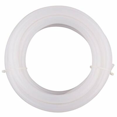 DERPIPE Silicone Tubing – 1/2”ID 3/4” OD Food Grade Flexible Thick for Homebrewing Pump Transfer 3 Meters(10ft) Length 