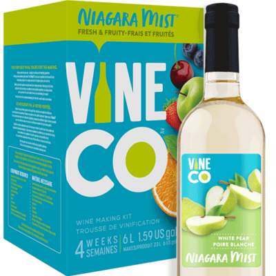 White Pear Wine Making Kit - VineCo Niagara Mist™ 