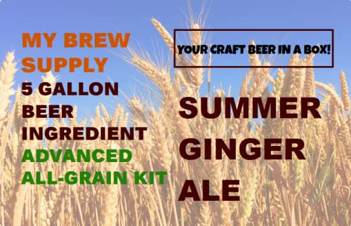 Summer Ginger Ale Homebrew 5 Gal ALL GRAIN Beer Ingredient Kit by My Brew Supply