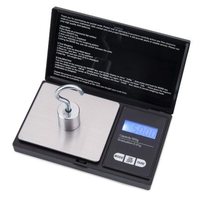 Weigh Gram Scale，Mafiti Digital Pocket Scale,500g by 0.01g,Digital Grams Scale, Food Scale, Jewelry Scale Black, Mini Kitchen Scale 500g(Max 500)