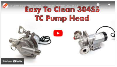 KegLand TC Breakdown Tri Clamp Pump