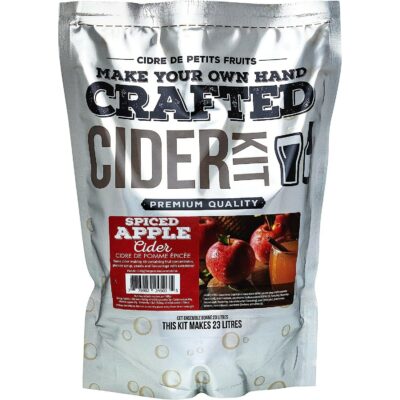 ABC Crafted Series Cider Making Kit | Hard Cider Making Ingredients for Home Brewing | Yields 6 Gallons of Hard Cider| (Spiced Apple)
