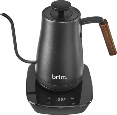 brim Temperature Control Electric Gooseneck Kettle with Capacitive Touch