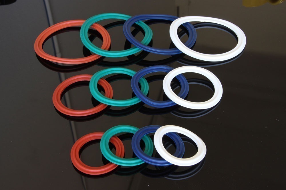 color coded tri clamp gaskets