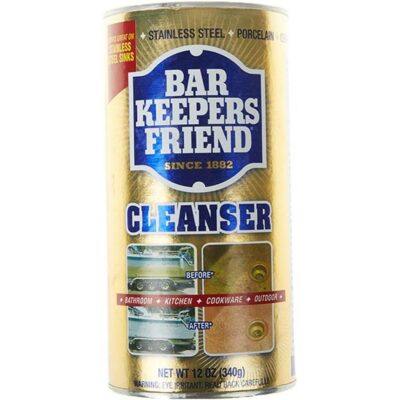 Bar Keepers Friend Powdered Cleanser 12-Ounces (1-Pack) (Packaging May Vary)