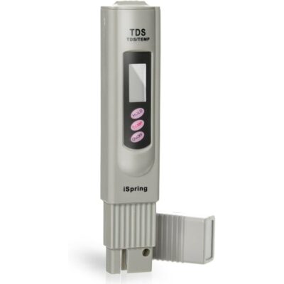 iSpring TDS 3-Button Digital Water Quality Test Meter with Temperature Test Function\