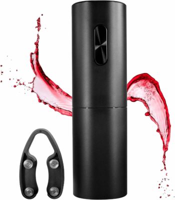 COKUNST Electric Wine Opener, Battery Operated Corkscrews for Wine Bottles with Foil Cutter, Reusable Automatic Wine Opener Accessories for Wine Lovers Gift Home Kitchen Party Bar Wedding