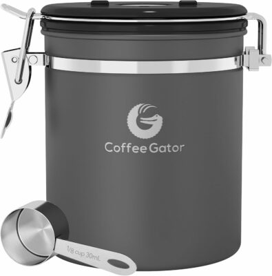 Coffee Gator Stainless Steel Canister