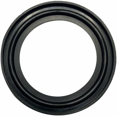 DR.COMPONENT 1.5" Sanitary Standard Type II Flanged Tri-Clamp Gaskets, (Pack of 20),Black Buna-N (NBR)
