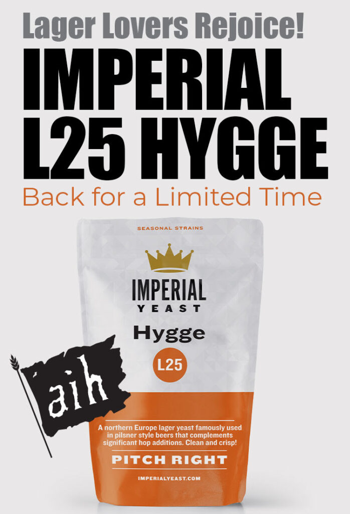 imperial l25 hygge yeast