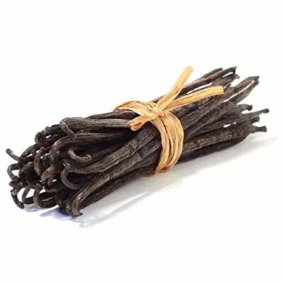 10 Madagascar Vanilla Beans Whole Gourmet Extract Grade B Pods for Baking, Extract, Cooking, Brewing 5-6 Inches 