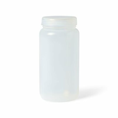 United Scientific Supplies 33312, Laboratory Grade Polypropylene 2L Wide Mouth Reagent Bottle, Designed for Laboratories, Classrooms, or Storage at Home, 2,000ml (2L, 64oz) Capacity | 1 Each