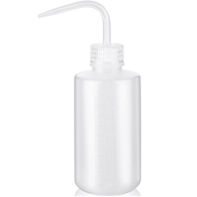 Plastic Squeeze Bottle, 250ml | 8oz Wash Bottle Chemical, LDPE, Safety, Medical (1 Pack)